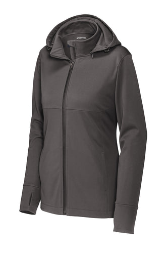Sport-Tek® Ladies Hooded Soft Shell Jacket